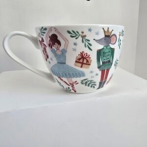 Portobello By Design Lg Coffee Mug Season’s Greetings The Nutcracker And Clara